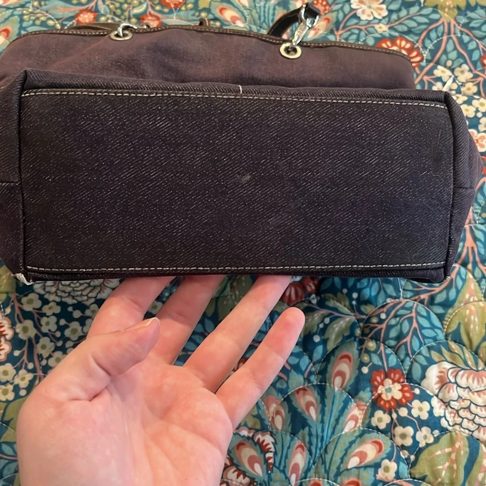 Lauren Ralph Lauren Denim Tote Bag